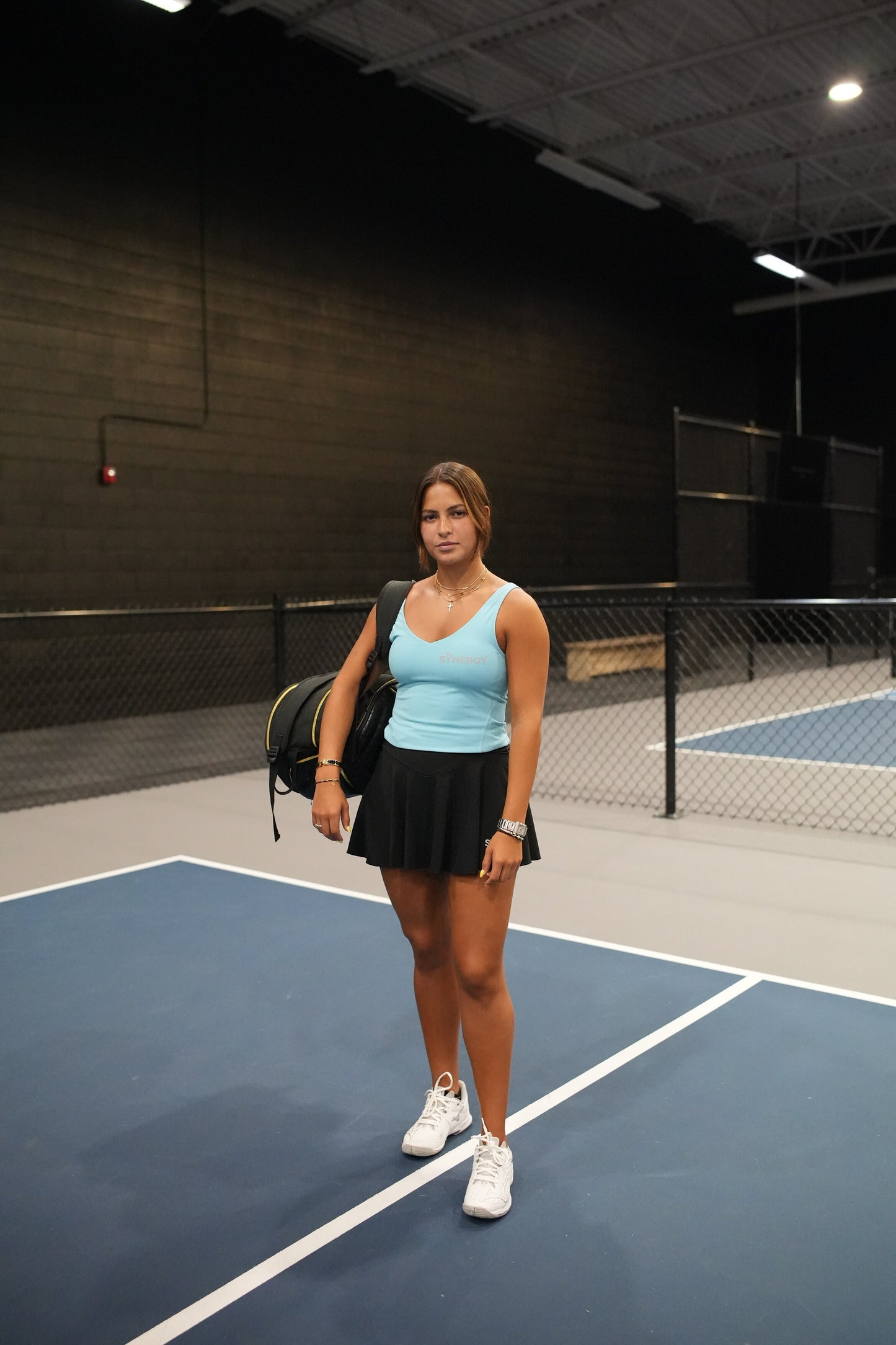 Women's V Neck Padded Tank Top