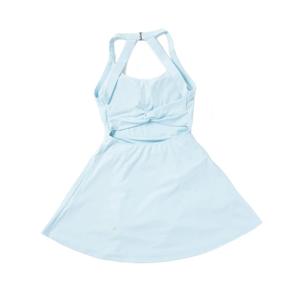 active backless dress The Ultimate Tummy Control Active Dress, Backless Dress Built in Shorts, Made for Movement & Easy Bathroom Breaks