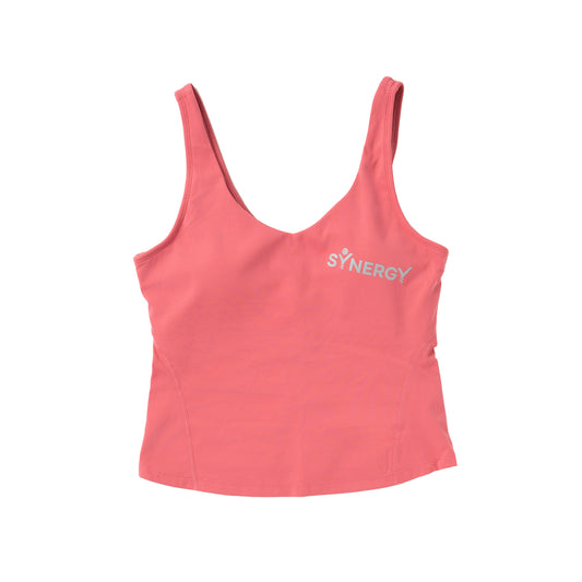 Women's V Neck Padded Tank Top