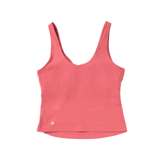 Women's V Neck Padded Tank Top