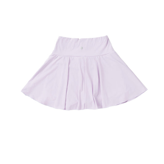 Women's High Waisted Crossover 2-in-1 Tennis Skirt with Side Pockets