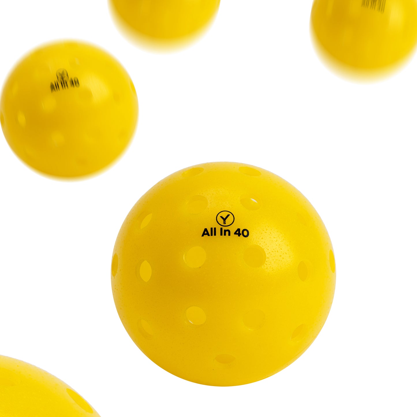 ALL IN 40 Outdoor Pickleball Balls (4-Pack)