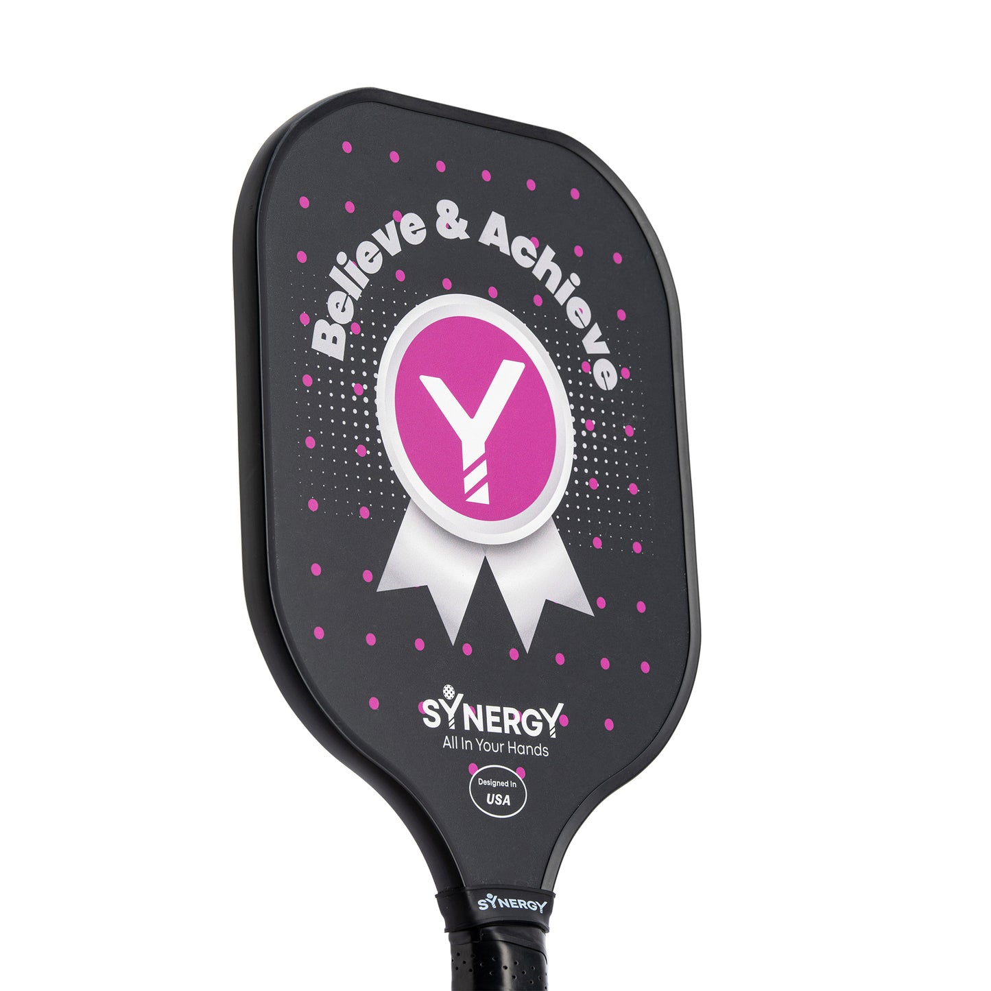 "Believe & Achieve" Youth Paddle Set - Pink